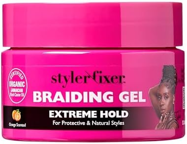 Braiding Gel Extreme Hold Styler Fixer for Box Braids & Cor…
