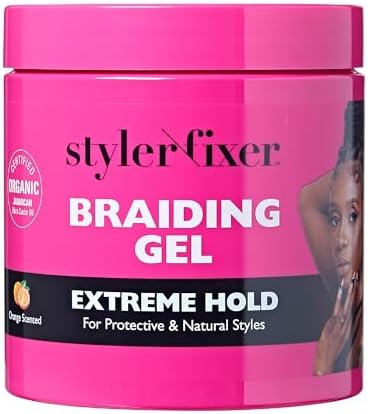Braiding Gel Extreme Hold Styler Fixer for Box Braids & Cor…