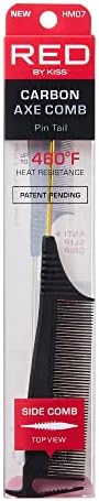 Carbon Axe Comb Parting Comb Anti Frizz Heat Resistant Hair…