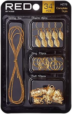 Dreadlock Jewelry Complete Kit Braid Charms Hair Cuffs Hair…