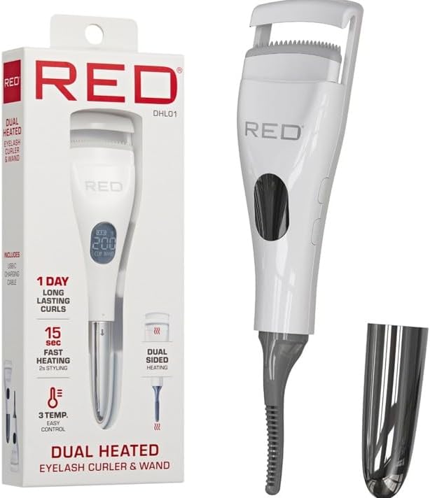 Dual Heated Eyelash Curler & Wand (2-in-1)