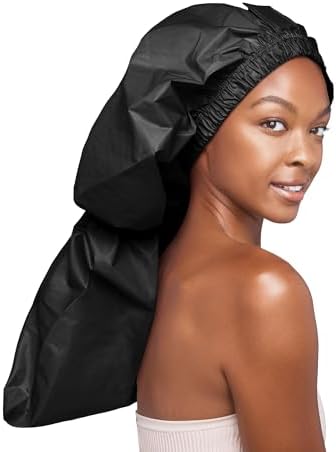 Essential Super Large Waterproof Braid Shower Cap