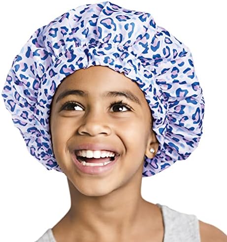 Kids Shower Cap Reusable Waterproof Washable Hair Caps for …