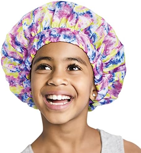Kids Shower Cap Reusable Waterproof Washable Hair Caps for …