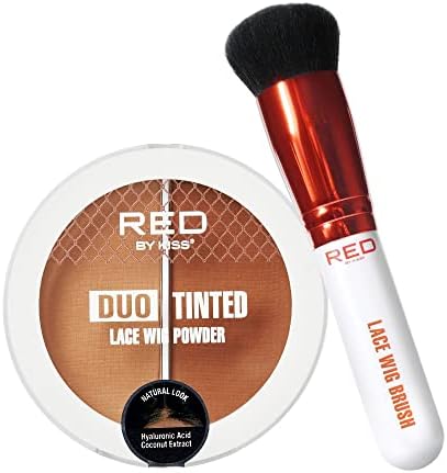 Lace Wig Brush Tinted Powder Set