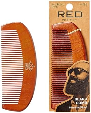 Premium Wood Men Long Beard Comb