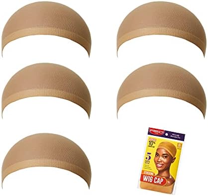 Stocking Wig Cap 5 PCS (Dark Beige)