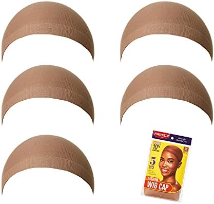Stocking Wig Cap 5 PCS (Natural Brown)