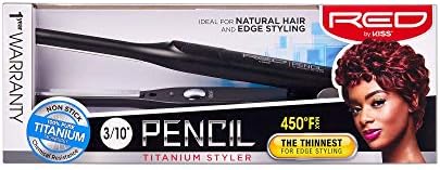 Titanium Styler Pencil Flat Iron 3/10"